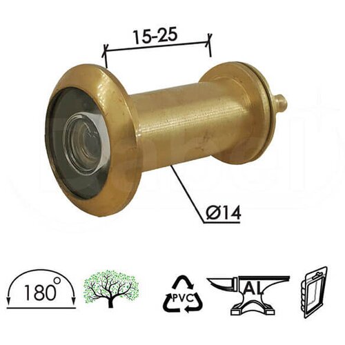 Dabel Špijunka SP4033 Ms Fi14/15-25mm/180 stepeni 0105001 Cene