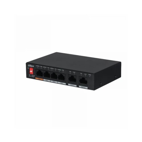 Dahua 6-Port Unmanaged Desktop PoE Switch with 4-Port PoE DH-PFS3006-4ET-60 Cijene
