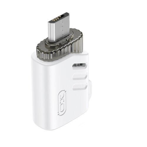 XO Adapter NB256E Otg mini Usb u micro USB/ bela Slike