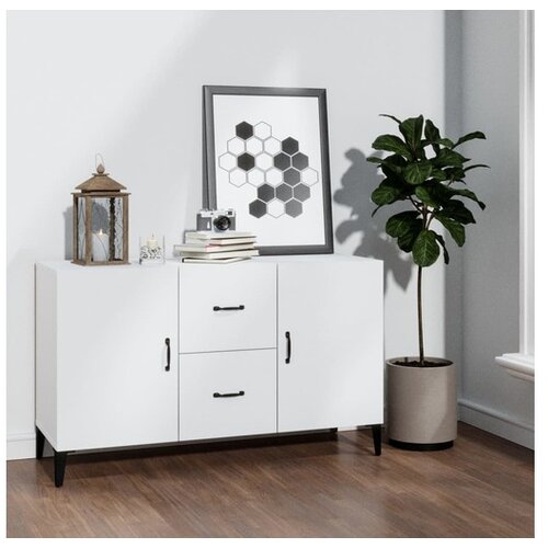  Komoda bijela 100x36x60 cm od konstruiranog drva Cijene