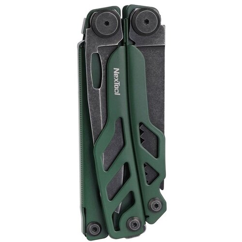 Nextool FLAGSHIP Pro NE20278 16-in-1 multitool, green + belt pouch Slike