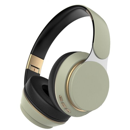 INF Brezžične over-ear slu&scaron;alke z globokim basom, 40mm, zložljive Green, (5000296254) Cene