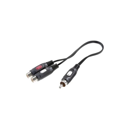 SpeaKa Professional Audio adapter, mu&amp;scaron;ki činč konektor/2x ženski činč konektor Slike