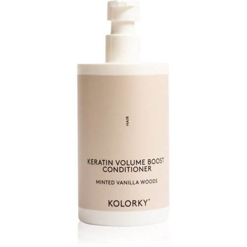 Kolorky Keratine Volume Boost Conditioner balzam za volumen las Minted Vanilla Woods 390 ml Cene