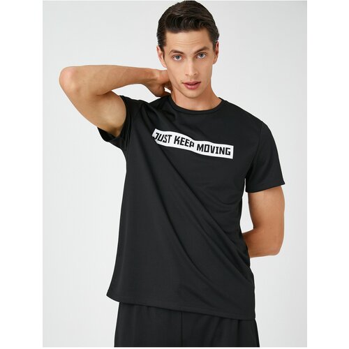 Koton T-Shirt - Black - Straight Slike