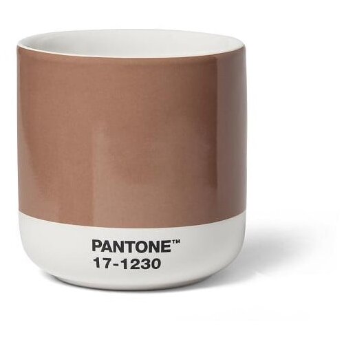 Pantone Svetlo rjava keramična skodelica 175 ml Cortado Mocha Mousse 17-1230 &amp;ndash; Slike