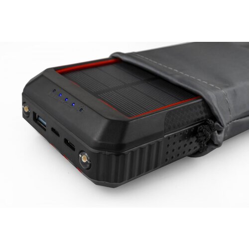 OXE Solar Powerbank, zmogljivost 33800 mAh, rdeča, (20596984) Slike