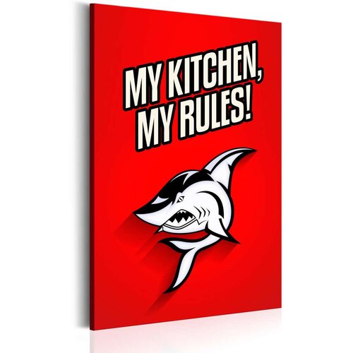  Slika - My kitchen my rules! 60x90 Slike
