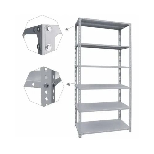 SUPERHOME 200x75x30 6x40kg Potpuno Metalna Montažna Polica Cene