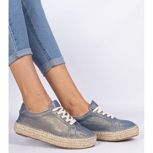 D/CEO marka niezdefiniowana Blue shiny espadrilles Werkato Cijene