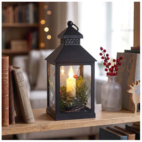 Brilagi LED Božićna dekoracija LED/3xAAA lanterna crna Slike