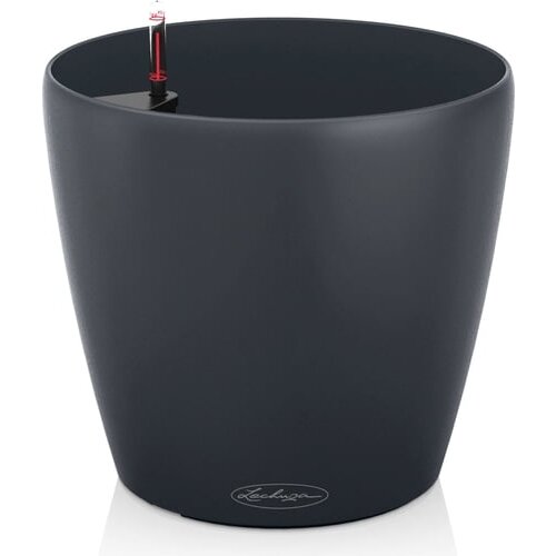 LECHUZA Okrasni lonec Classico Color 28 - Temno siva Cene