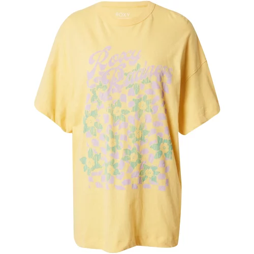 Roxy Majica travnato zelena / svetlo lila / svetlo oranžna