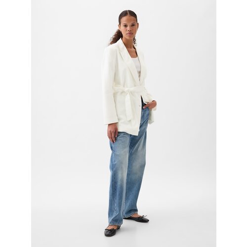 GAP Linen Blazer with Belt - Women Cijene