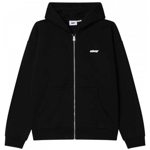 Obey Gaze extra heavy zip hood Crna Slike