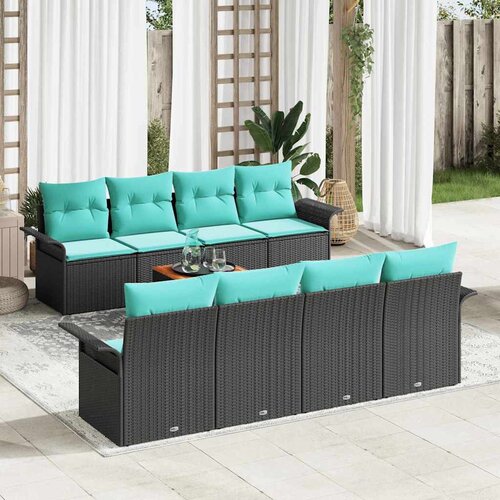  Sjedeća garnitura za vrt 9 kom. 8-Broj sjedala 251 x 62 x 69 cm Slike