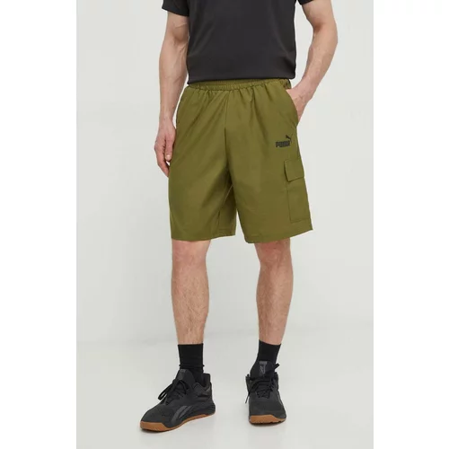 Puma Kratke hlače za muškarce, boja: zelena, 679731