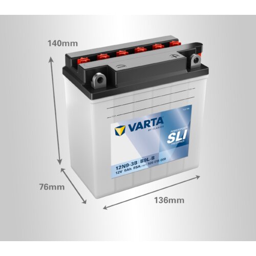 Varta akumulator powersport sli YB9L-B, 12V, 9Ah, d+ Cene