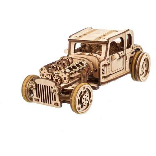 UGEARS 3D mehanička slagalica Hot road furious mouse Cene