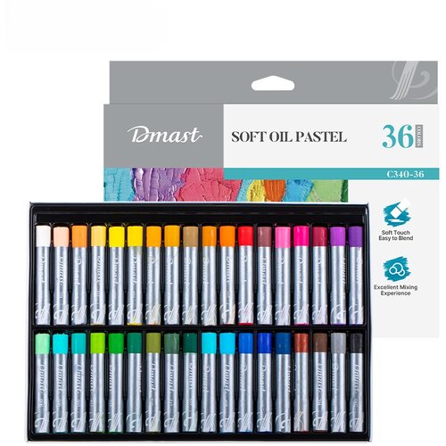Dmast Set mekanih uljanih pastela EC340-12, 36 komada Cene