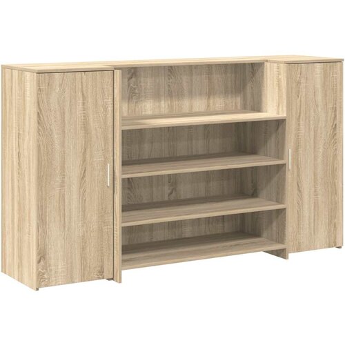 Maison Chic Sprejemna miza - Računalniška miza - pisarniška miza sonoma hrast 180x50x103,5 cm inženirski les, (21785329) Cene