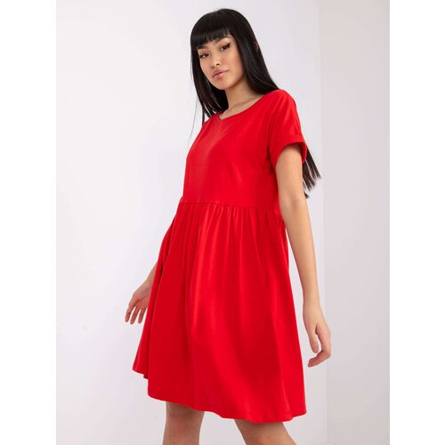 RUE PARIS Dress-RV-SK-5672.03P-red Cene