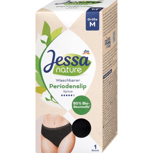 Jessa nature menstrualne perive gaćice sa čipkom, veličina M 1 kom Cene