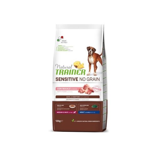 Natural trainer sensitive No Grain Hrana Za Pse, Svijetina, Za Odrasle Pse Srednjih I Velikih Rasa, 12kg Cene