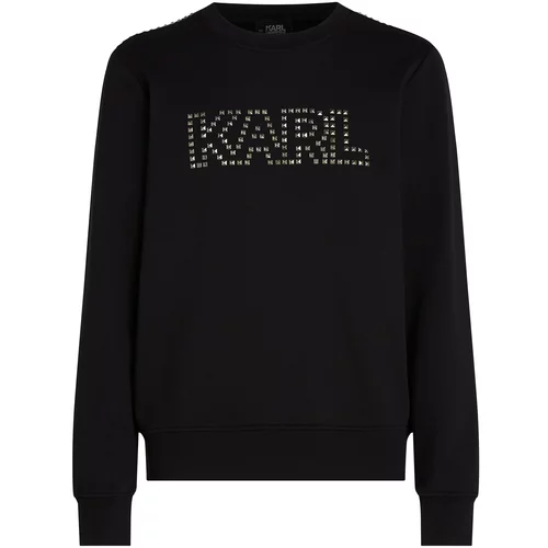 Karl Lagerfeld Sweater majica ' Studded Karl ' crna