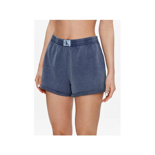 Calvin Klein Swimwear Kratke hlače za na plažo KW0KW02089 Modra Regular Fit