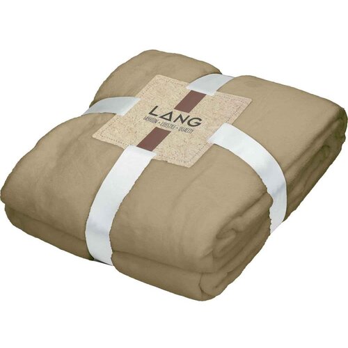 Odeja flis deluxe 130x180 soft 260gr PROMOCIJA - SVETLO RJAVA Cene