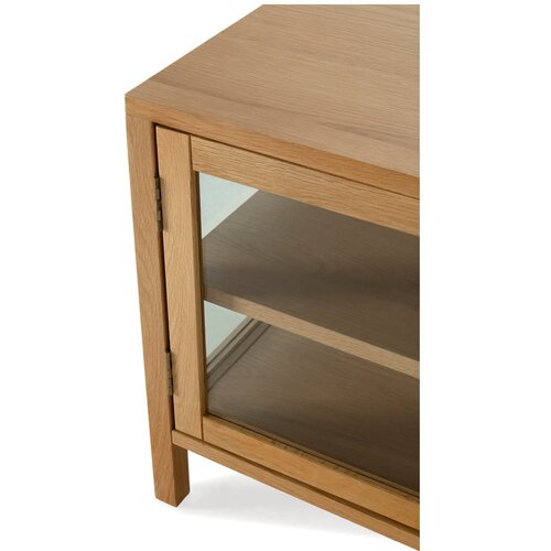 MOME TV omarica v hrastovem dekorju v naravni barvi 160x50x40 cm Ceci &amp;ndash; Slike