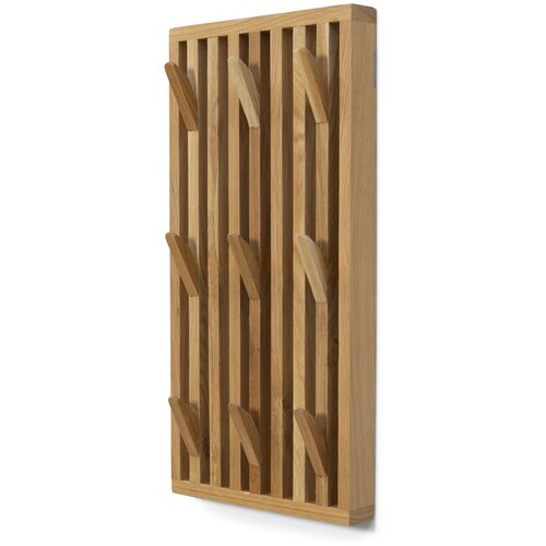 Spinder Design Stenski obe&amp;scaron;alnik iz masivnega hrasta v naravni barvi Parco &amp;ndash; Slike