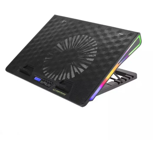 POSTOLJE za notebook gaming ESPERANZA RGB ILLUMINATED GAMING NOTEBOOK COOLING PAD ALIZE EGC101