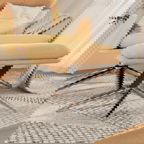vidaXL Stolček za noge krem 60x60x39 cm tkanina iz mikrovlaken Cene