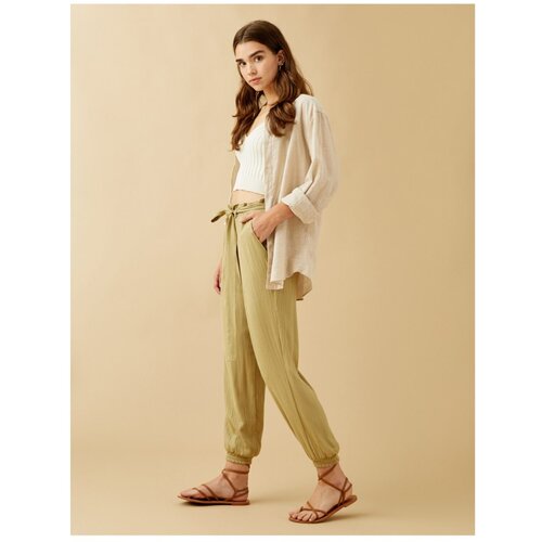 Koton Belted Jogger Pants Slike