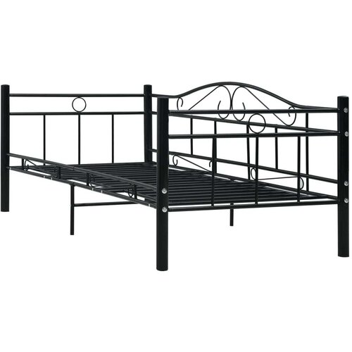  Za dnevni ležaj crni metalni 90 x 200 cm Slike