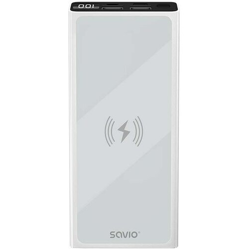 Savio prenosna baterija powerbank 10000mAh z brezžičnim polnjenjem Slike