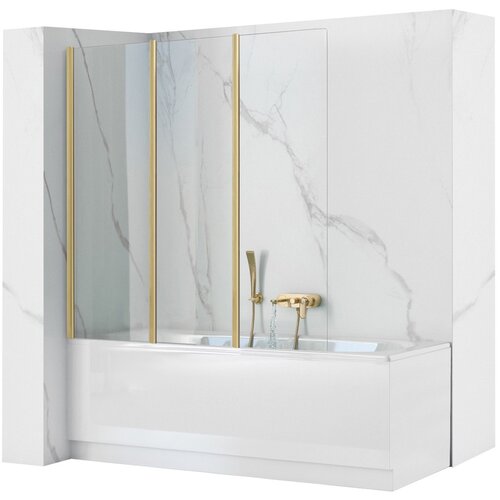 Rea Zavjesa za kadu Agat-3 120 BRUSH GOLD Cijene