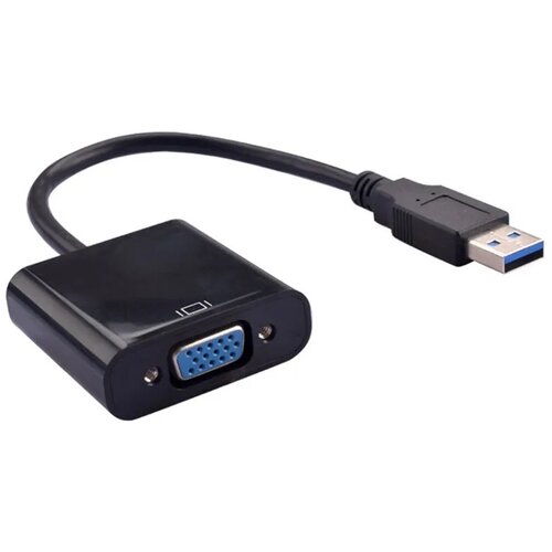 E-green Adapter USB 3.0 (M) - VGA (F) crni Slike
