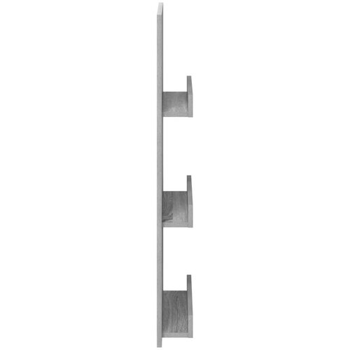  Polica za časopise s policom Siva Sonoma 51 x 11 x 102 cm Slike