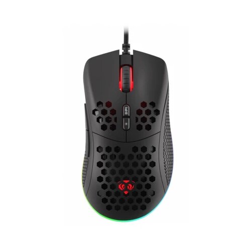 Natec GENESIS KRYPTON 550, Gaming Optical Mouse 200-8000 DPI, Maximum acceleration 20 G, Huano Switches, RGB LED, 7 Programmable Buttons, USB, Black, Cable 1,8 m Cene