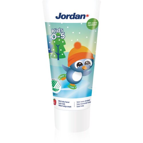Jordan Toothpaste Kids 0-5 years zobna pasta za otroke 50 ml Slike