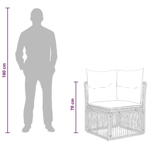  Kutna sofa Bež poliratan - Bež Kutna sofa Slike