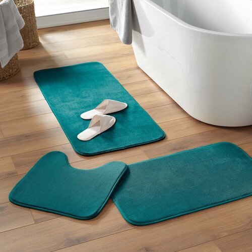 Douceur d int&amp;eacute;rieur Modra kopalni&amp;scaron;ka preproga 50x120 cm Vitamine &amp;ndash; Slike