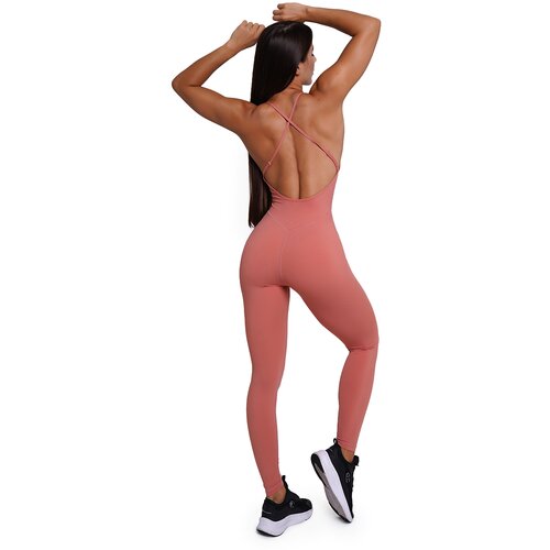 GymBeam Ženski kombinezon za vježbanje FIT Salmon Slike