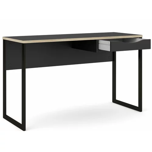 Tvilum Črna delovna miza Function Plus, 130 x 48 cm
