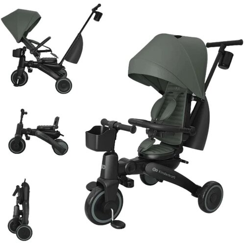 Kinderkraft tricikl za decu Jazz 3 Green, 9m+ Slike