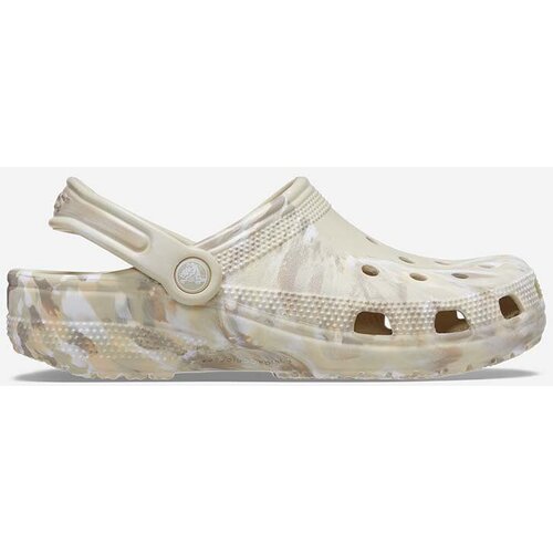 Crocs Papuče Klasična mramorirana klompa 206867 BONE/MULTI Slike