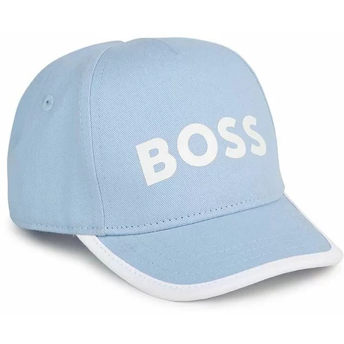 Boss Pamučna kapa sa šiltom za bebe s tiskom